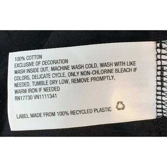 Knox Rose Shirt Extra Large Black Purple Argyle Flutter Sleeve Tassel Women New - Picture 5 of 6